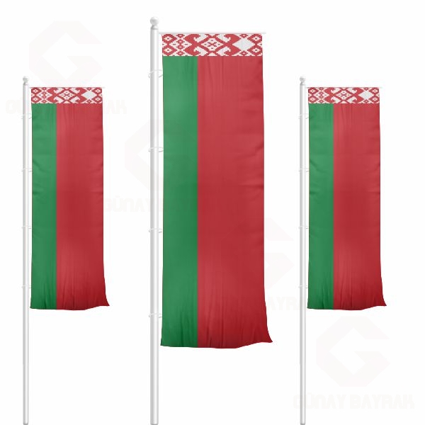 Belarus Dikey ekilen Bayraklar