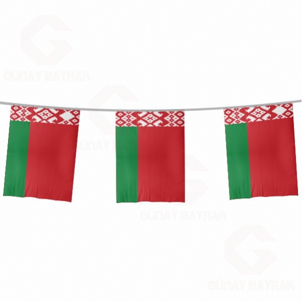 Belarus pe Dizili Kare Bayraklar