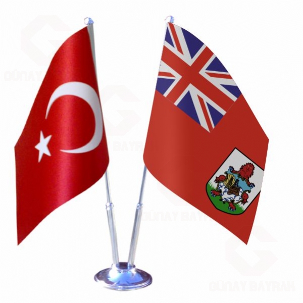 Bermuda 2 li Masa Bayraklar�