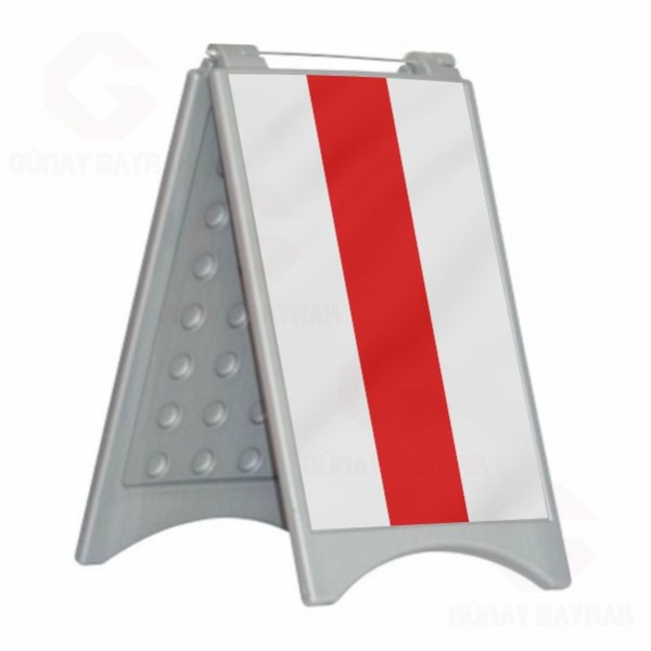 Beyaz K�rm�z� Beyaz A� Kapa Plastik Duba
