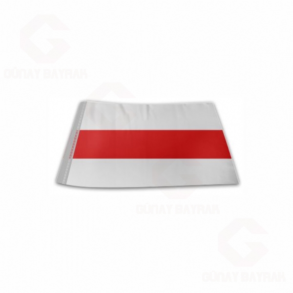 Beyaz K�rm�z� Beyaz Masa Bayra��