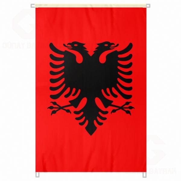 Bina Boyu Arnavutluk Bayrak