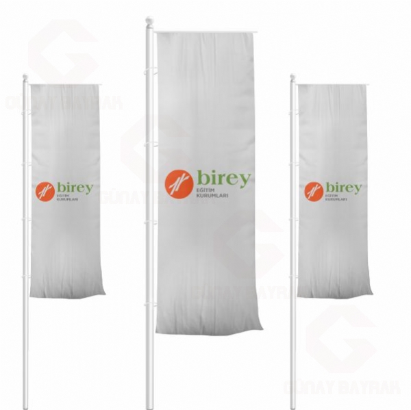 Birey E�itim Kurumlar� Dikey �ekilen Bayraklar