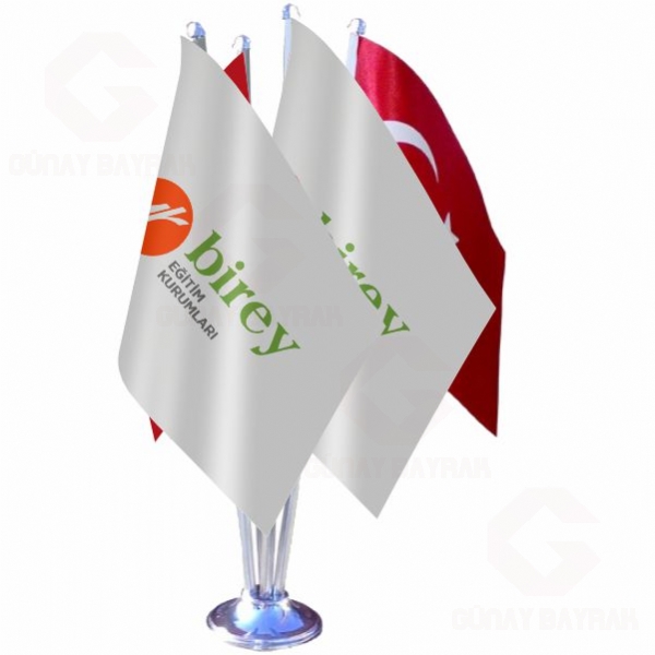 Birey E�itim Kurumlar� D�rtl� Masa Bayra��