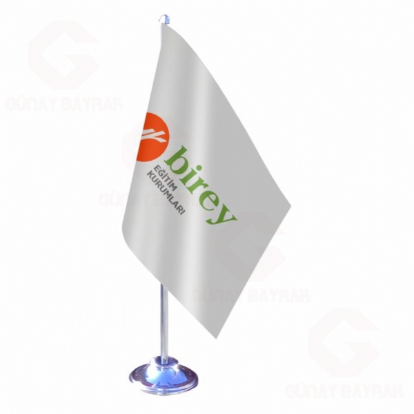 Birey E�itim Kurumlar� Tekli Masa Bayra��