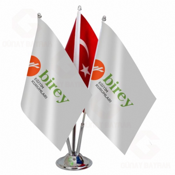 Birey E�itim Kurumlar� ��l� Masa Bayra��
