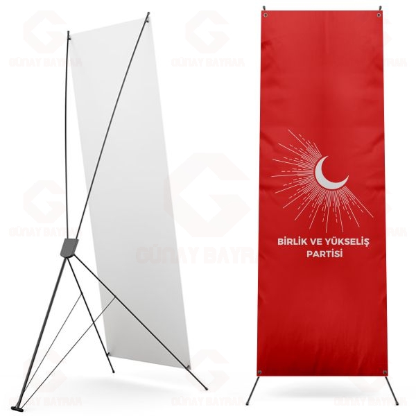 Birlik ve Y�kseli� Partisi Dijital Bask� X Banner