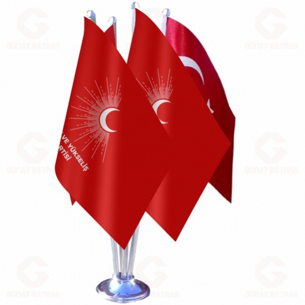 Birlik ve Y�kseli� Partisi D�rtl� Masa Bayra��