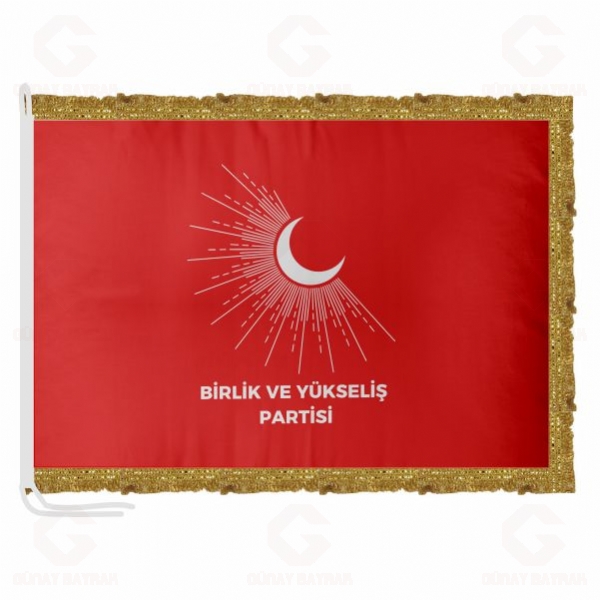 Birlik ve Y�kseli� Partisi Saten Makam Bayra��