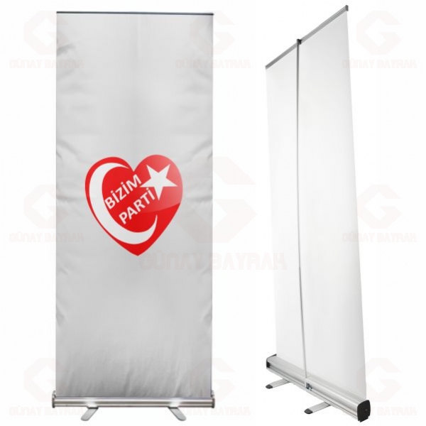 Bizim Parti Roll Up Banner