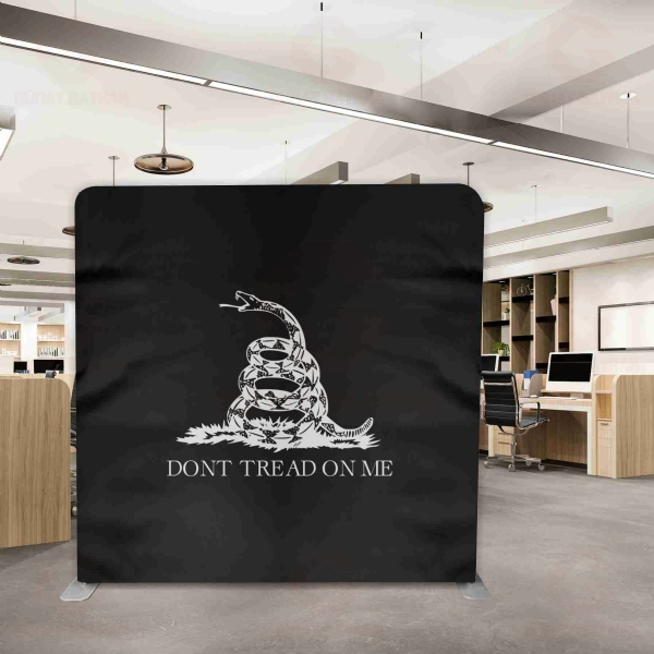 Black Don t Tread On Me Backdrop Stand