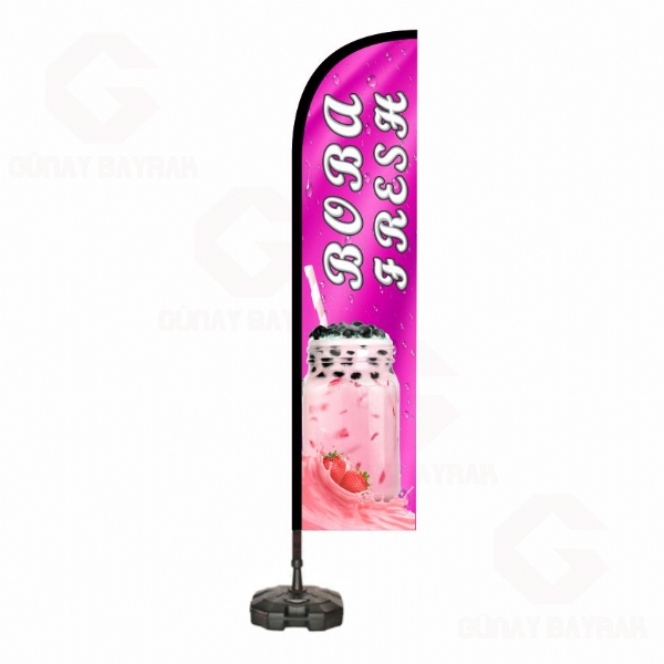 Boba Fresh Reklam Bayraklar�