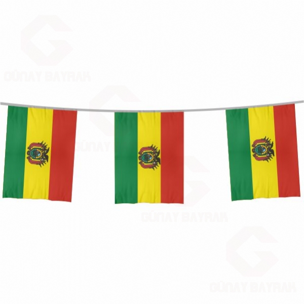 Bolivya pe Dizili Kare Bayraklar