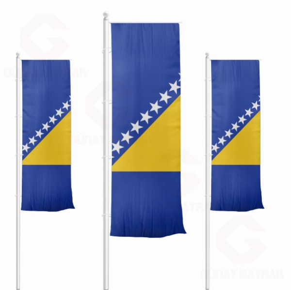 Bosna Hersek Dikey �ekilen Bayraklar