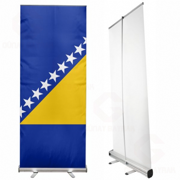 Bosna Hersek Roll Up Banner