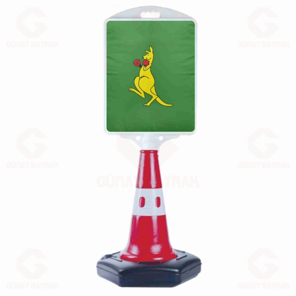 Boxing Kangaroo Orta Boy Yol Reklam Duba