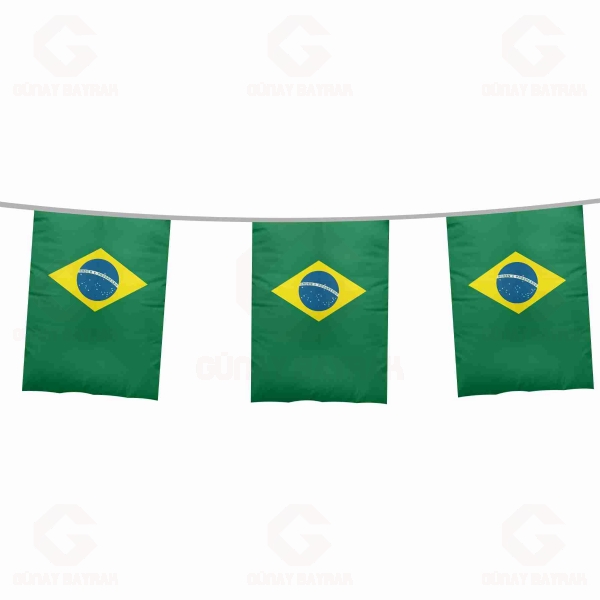 Brazil �pe Dizili Kare Bayraklar