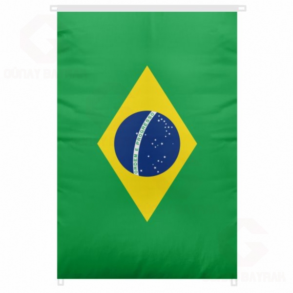Brezilya Bina Boyu Byk Bayrak