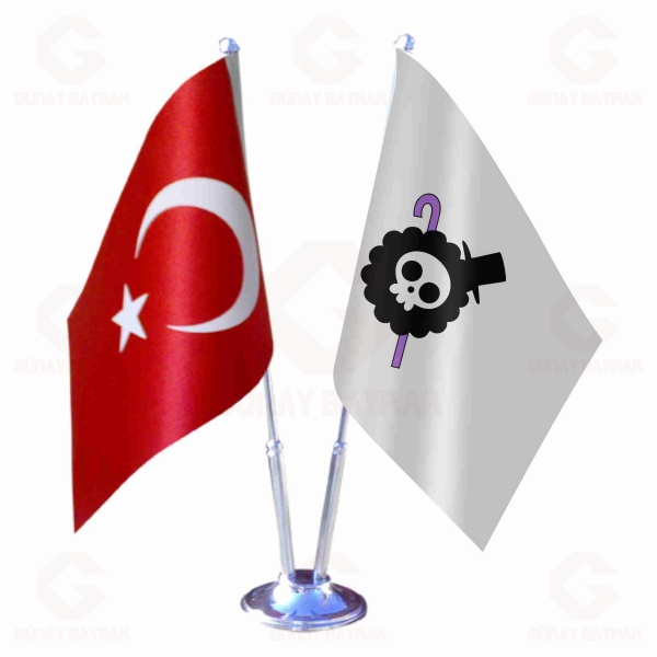Brookun 2 li Masa Bayraklar�