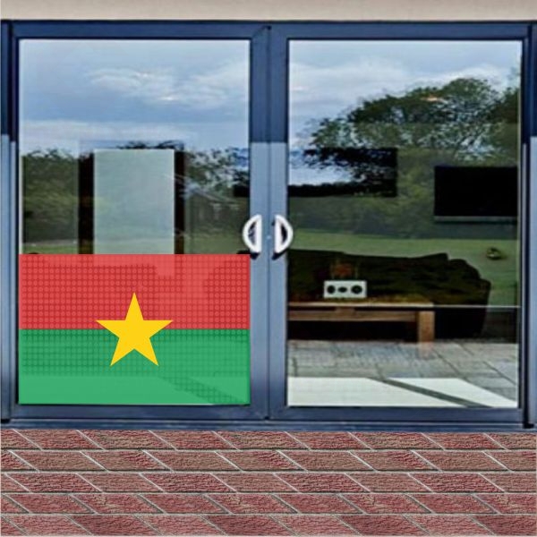 Burkina Faso Cam Folyo One Way Vision Bask