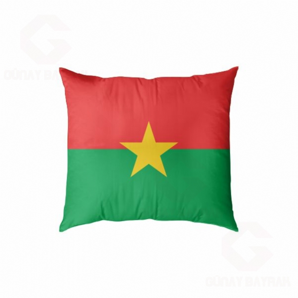 Burkina Faso Dijital Bask�l� Yast�k K�l�f�