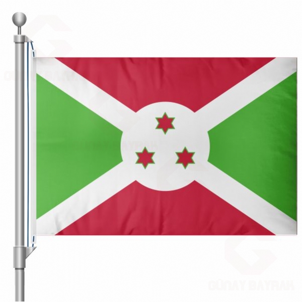 Burundi Bayra Burundi Flamas