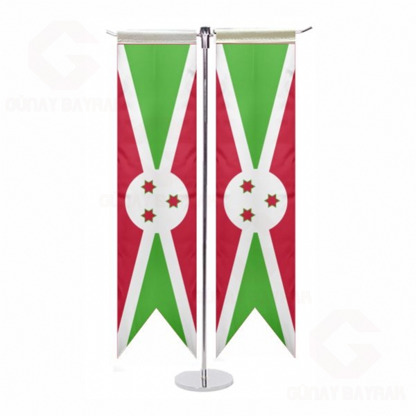 Burundi T Masa Bayraklar