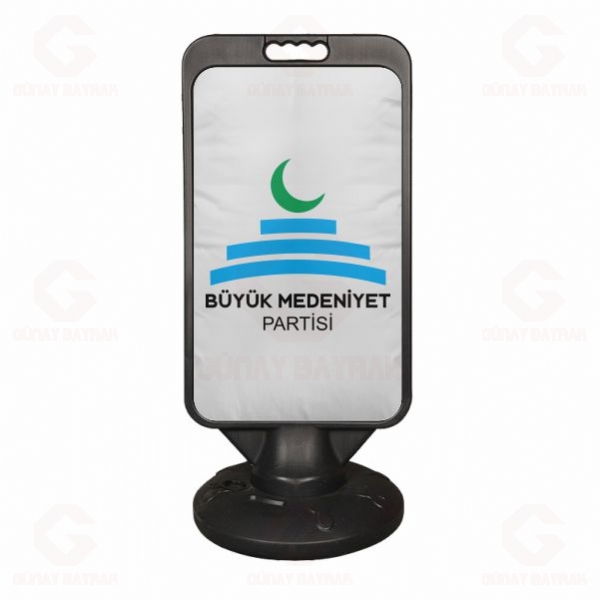 B�y�k Medeniyet Partisi Plastik Duba