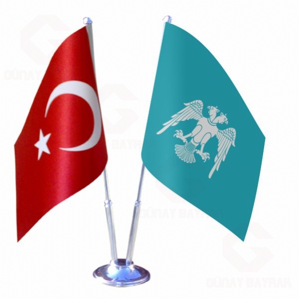 B�y�k Sel�uklu �mparatorlu�u 2 li Masa Bayraklar�