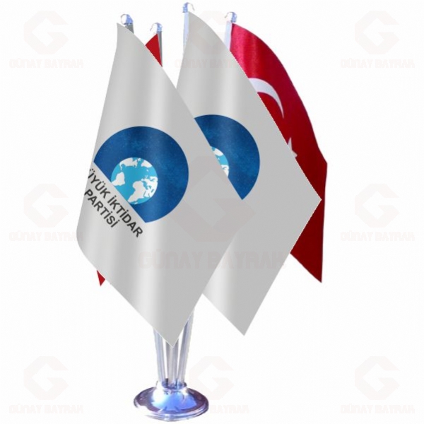 B�y�k �ktidar Partisi D�rtl� Masa Bayra��