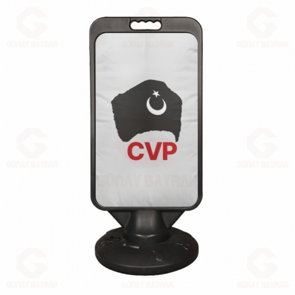 CVP Cumhuriyet�i Vatanseverler Partisi Plastik Duba