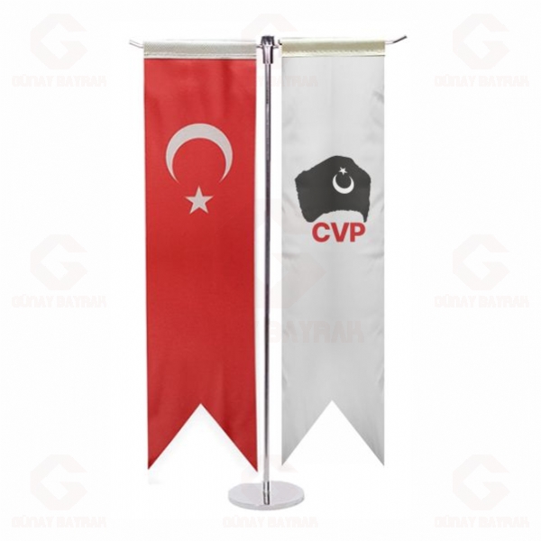 CVP Cumhuriyet�i Vatanseverler Partisi T Masa Bayra��