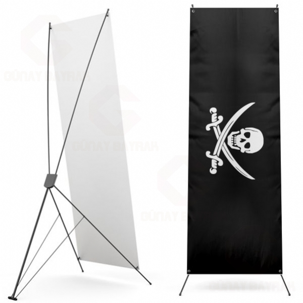 Calico Jack Jolly Roger Dijital Bask X Banner