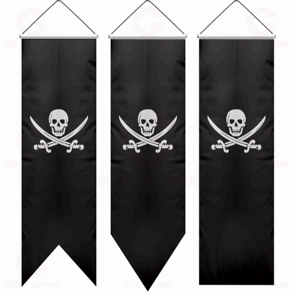 Calico Jack Jolly Roger K�rlang�� Bayraklar