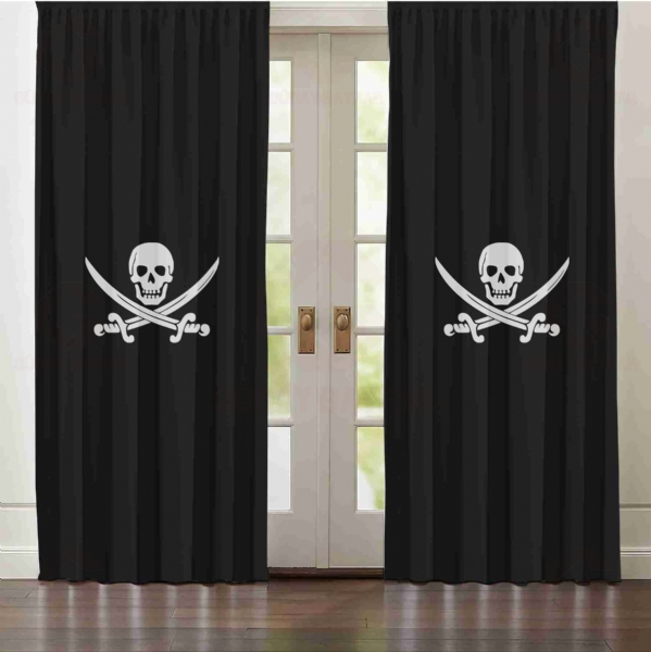 Calico Jack Jolly Roger Perde Perdeler