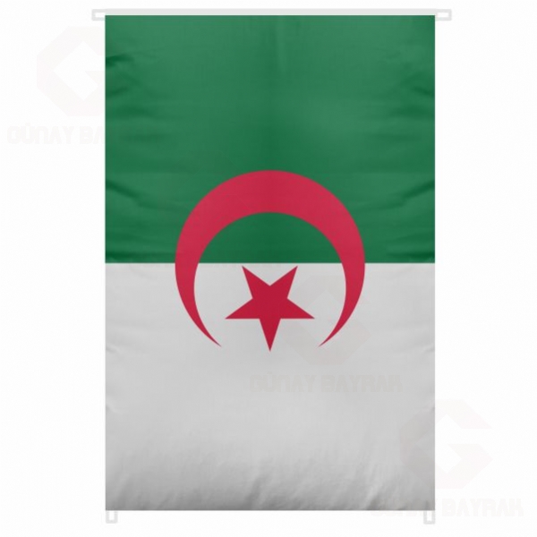 Cezayir Bina Boyu Byk Bayrak