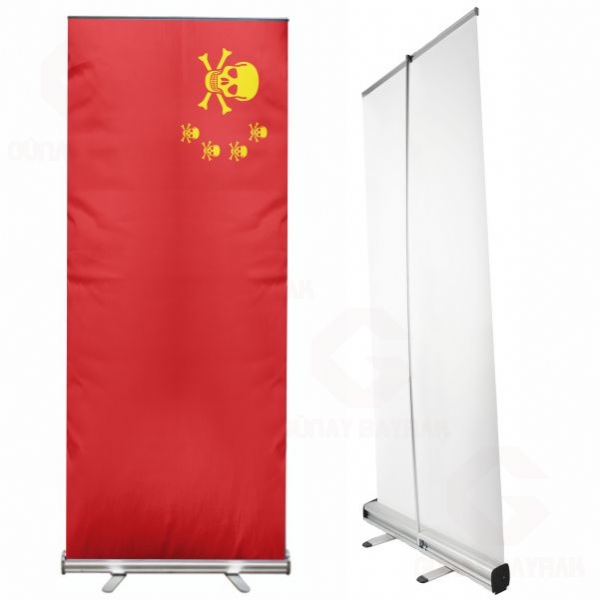 Chinese Pirate Roll Up Banner