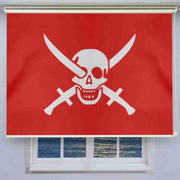 Ching Shih Jolly Roger Stor Perde