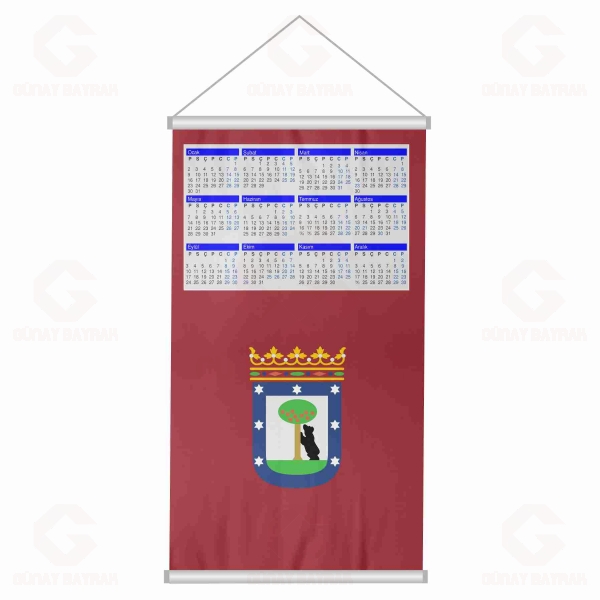 City Of Madrid Dijital Bask� Duvar Takvimi City Of Madrid Bez Takvim