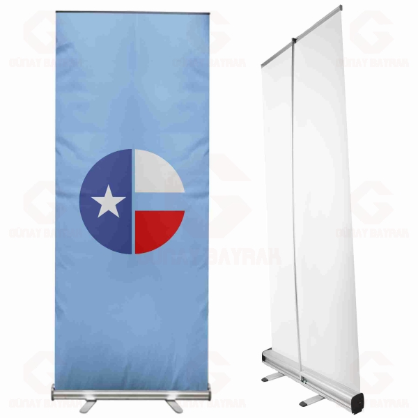 Collin County Texas Roll Up Banner