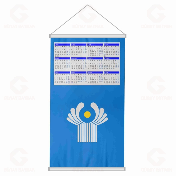 Commonwealth of Independent States Dijital Bask� Duvar Takvimi Commonwealth of Independent States Bez Takvim
