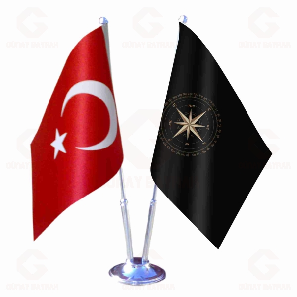 Compass 2 li Masa Bayraklar�