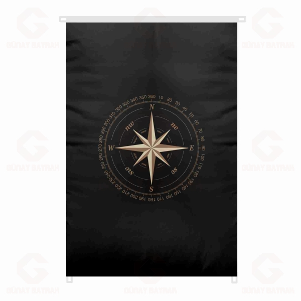Compass Bina Boyu B�y�k Bayrak