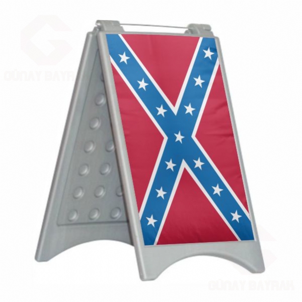 Confederate States Of America Amerika Konfedere Devletleri A� Kapa Plastik Duba