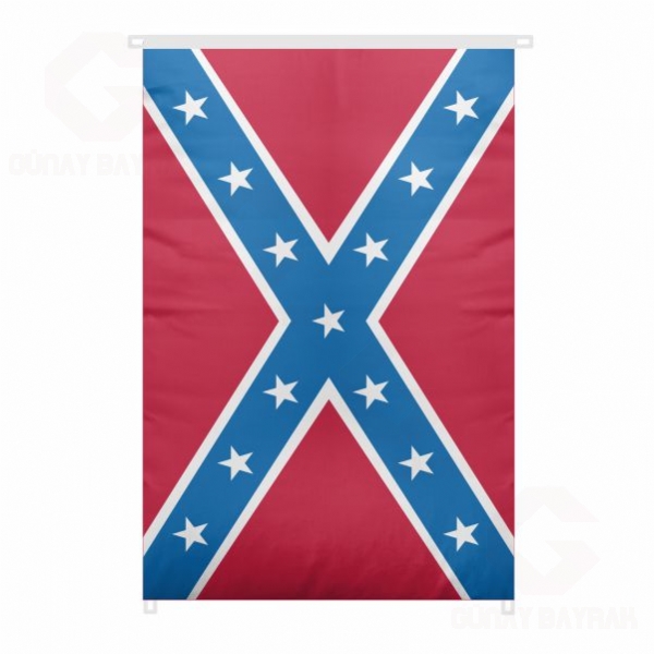 Confederate States Of America Amerika Konfedere Devletleri Bina Boyu Byk Bayrak