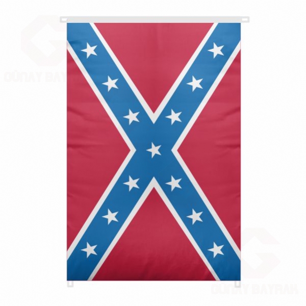 Confederate States Of America Amerika Konfedere Devletleri Bina Boyu B�y�k Bayrak
