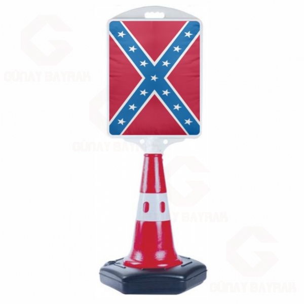 Confederate States Of America Amerika Konfedere Devletleri Orta Boy Yol Reklam Duba