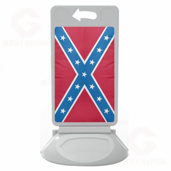Confederate States Of America Amerika Konfedere Devletleri Plastik Reklam Dubas