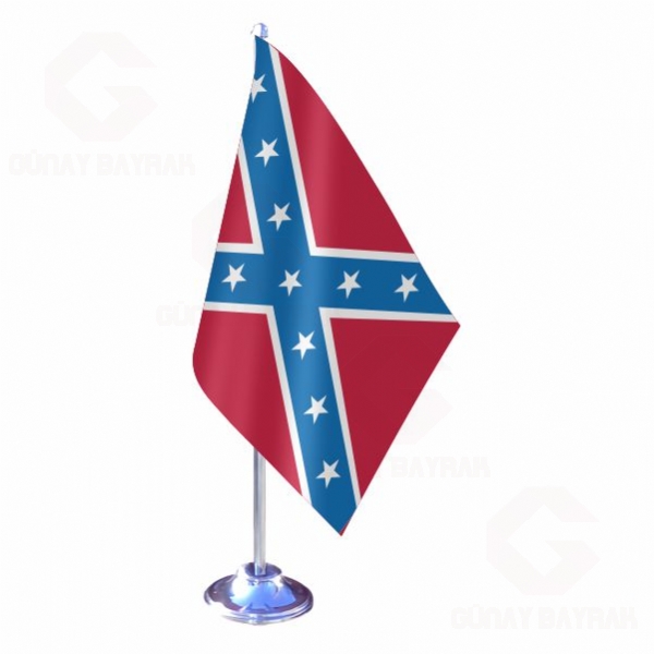 Confederate States Of America Amerika Konfedere Devletleri Tekli Masa Bayra