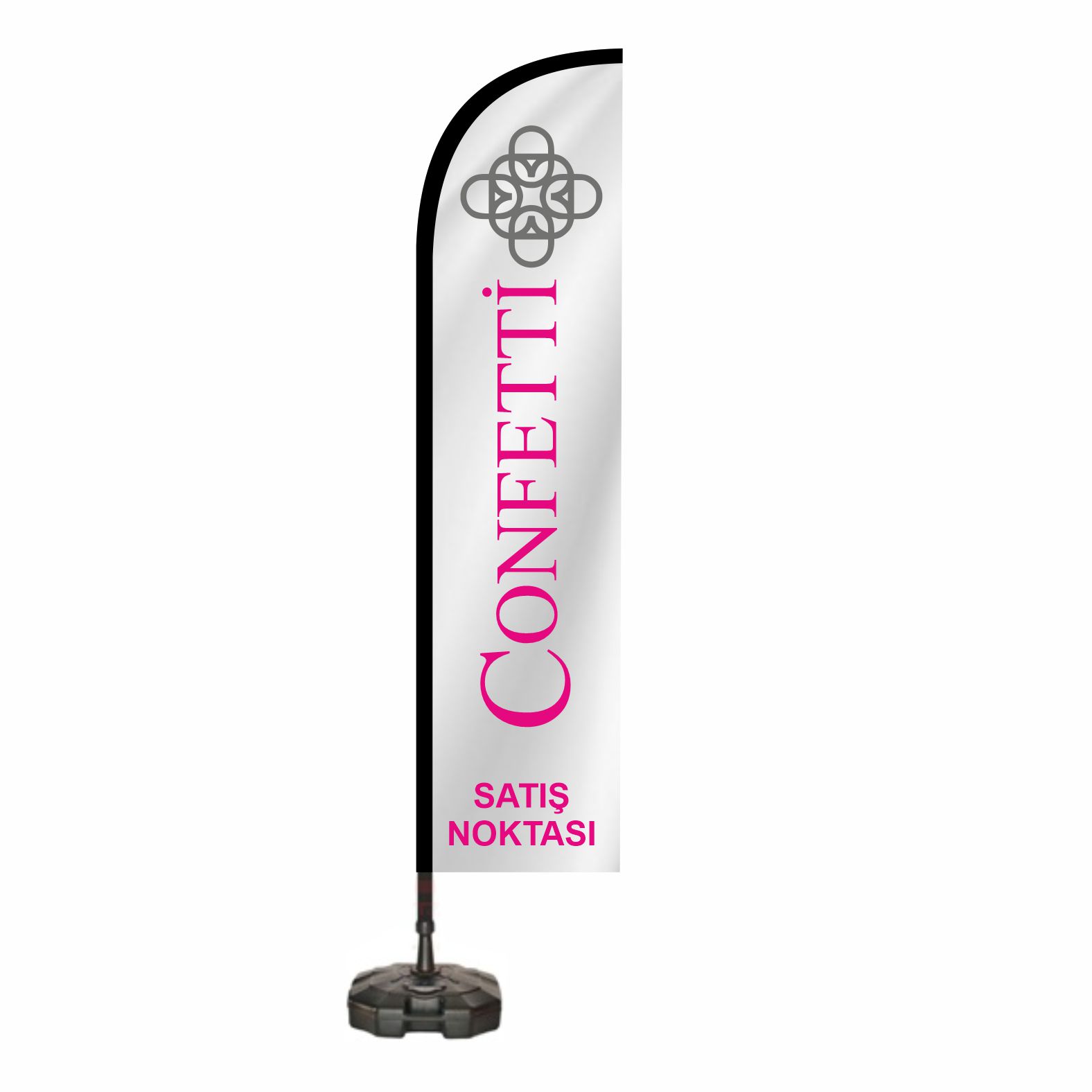 Confetti Hal� Dubal� Bayraklar